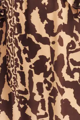 Shona Joy Goldie Tiered Mini Dress in Animal Effect Size XL / 14 for rent on The Volte - image 5