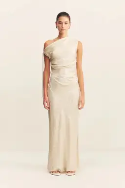 Shona Joy Calder Gathered Maxi Dress Bubbly Size 12 for rent on The Volte - image 1
