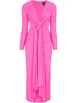 Solace London Lorena Midi Dress Pink Size 8 for rent on The Volte - image 2