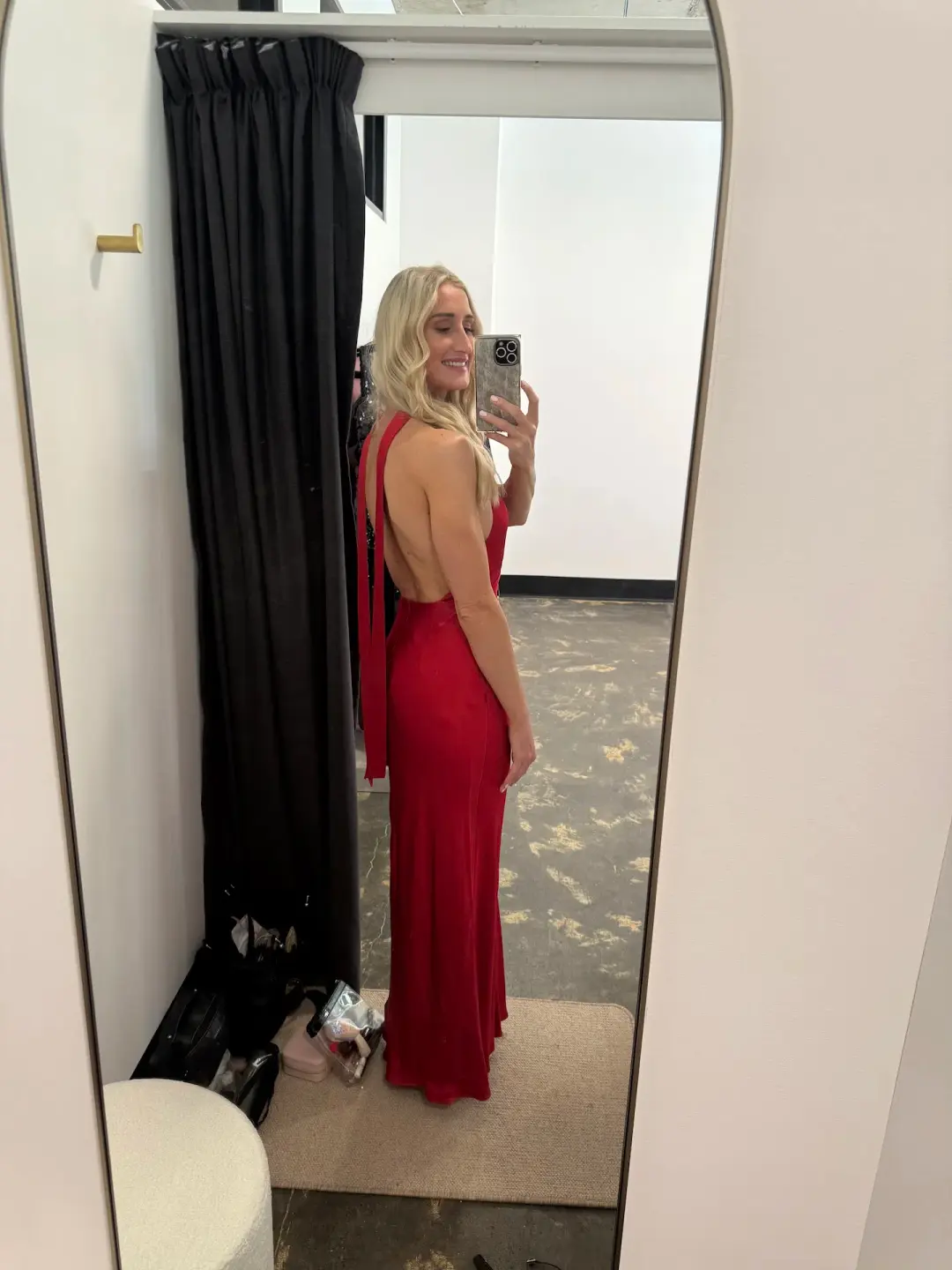 Shona Joy Tatum Halter Neck Maxi Dress in Grenadine Size AU8 for rent on The Volte - main image