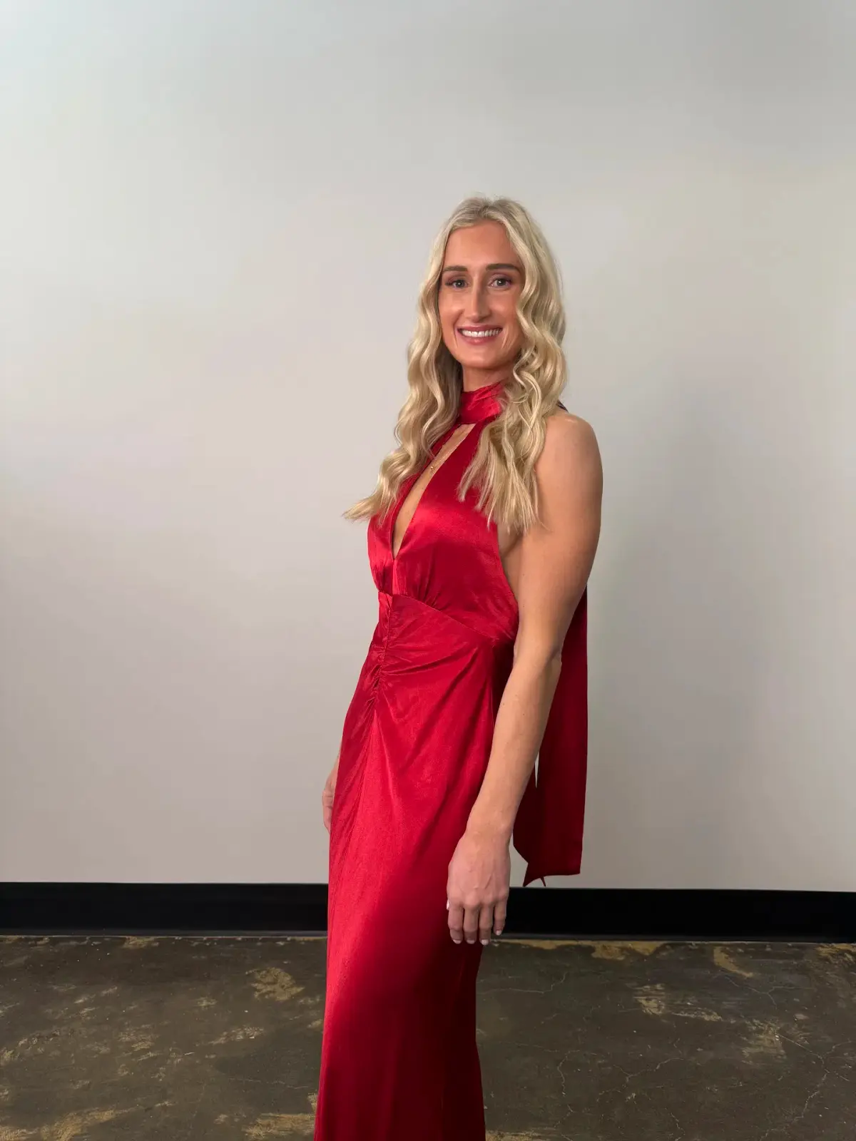 Shona Joy Tatum Halter Neck Maxi Dress in Grenadine Size AU8 - Image 1