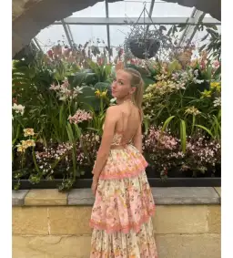 Zimmermann Laurel Frill Midi Dress Floral Size 0 AU 8 for rent on The Volte - image 7