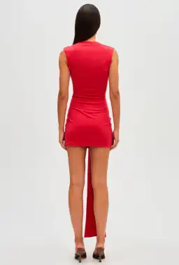 Misha Jennifer Cupro Mini Dress in Black Size 6/XS for rent on The Volte - image 4