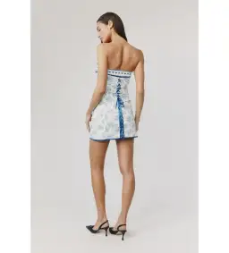With Jean Sabrin Mini Dress Toile Papillon Size S AU 8 for rent on The Volte - image 5