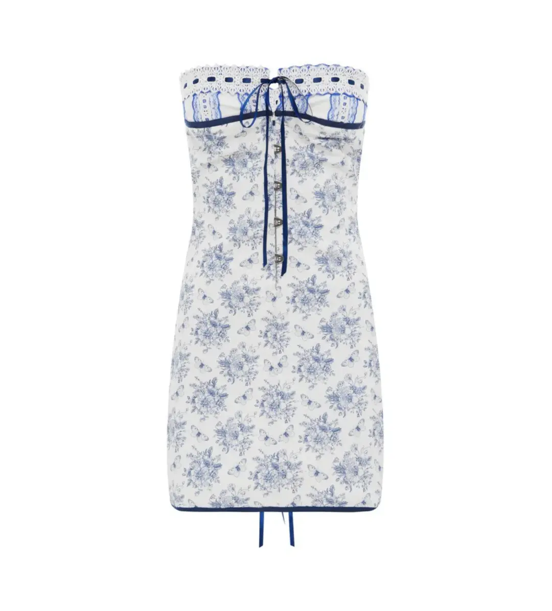 With Jean Sabrin Mini Dress Toile Papillon Size S AU 8 for rent on The Volte - main image