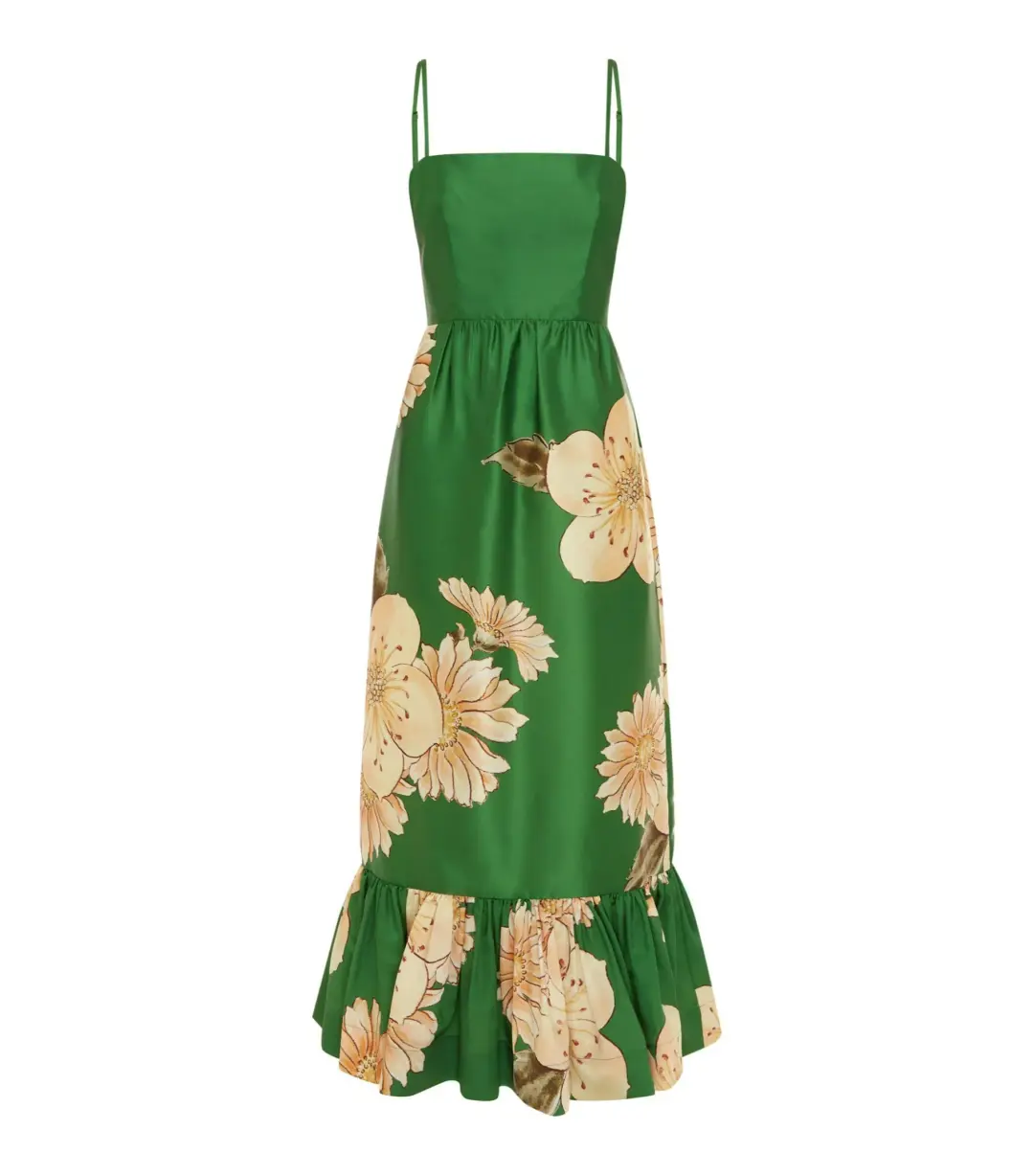 Alemais Sage Midi Dress Green Size AU 10 for rent on The Volte - main image