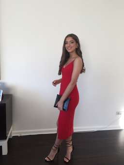 Bec and Bridge Tasha Midi Dress - Red size 6