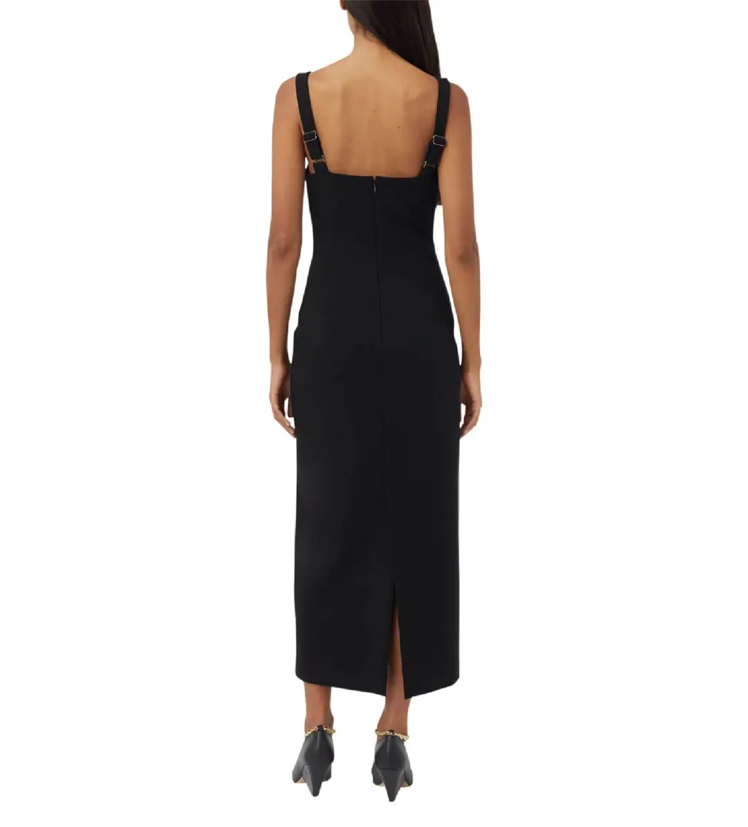 Camilla and Marc Brixton Midi Dress Black Size AU 8 for rent on The Volte - main image
