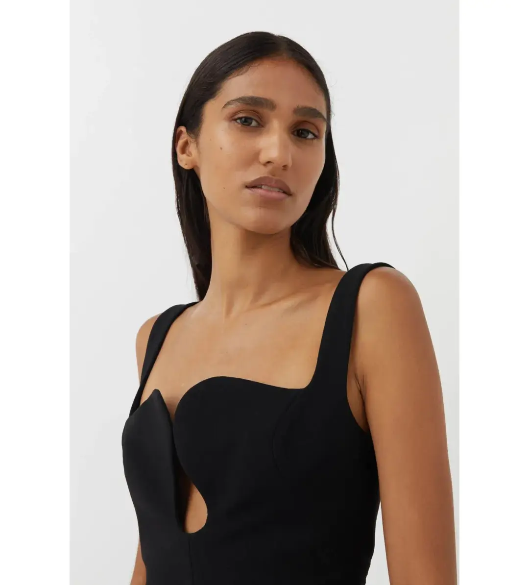 Camilla and Marc Brixton Midi Dress Black Size AU 8 for rent on The Volte - main image