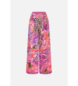 Camilla Viola Vintage Wing Collar Blouse Size XL AU 16 and Tuck Front Pant Size XXL AU 18 Set Multi Print for rent on The Volte - image 11