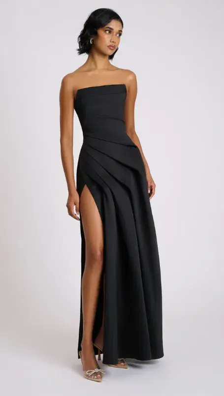 Eliya The Label Deanna Gown Black Size M/AU 10 for rent on The Volte - main image
