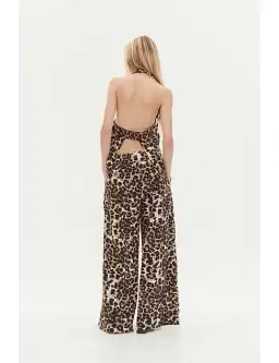 Aje Dessie Belted Relaxed Pant Animal Print Size 12 for rent on The Volte - image 4