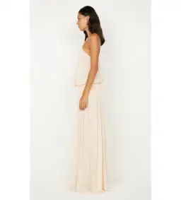 Bec and Bridge Camille Blouson Maxi Dress in Peach Size AU 6 for rent on The Volte - image 3