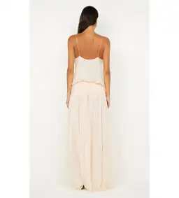 Bec and Bridge Camille Blouson Maxi Dress in Peach Size AU 6 for rent on The Volte - image 4
