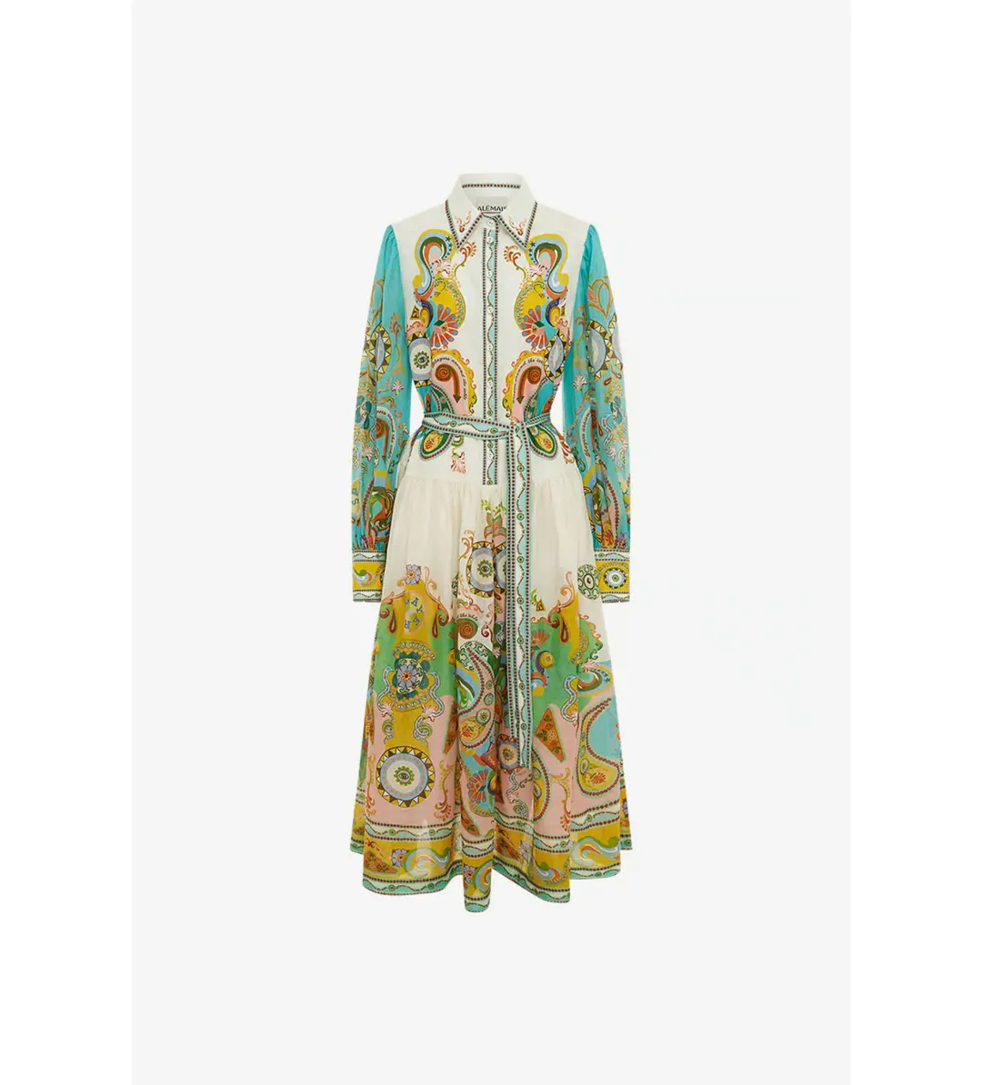 Alemais Pinball Shirtdress in Multi Size 2 / AU 6 for rent on The Volte - main image