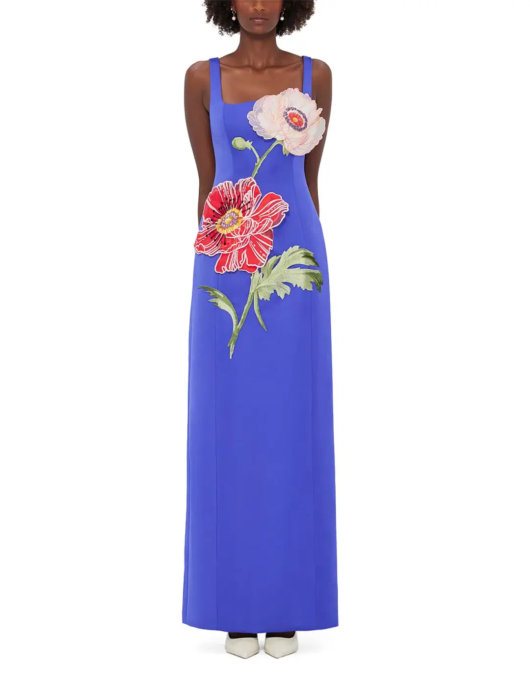 Leo lin Adelina Maxi Dress Lapis Size AU 10 for rent on The Volte - main image
