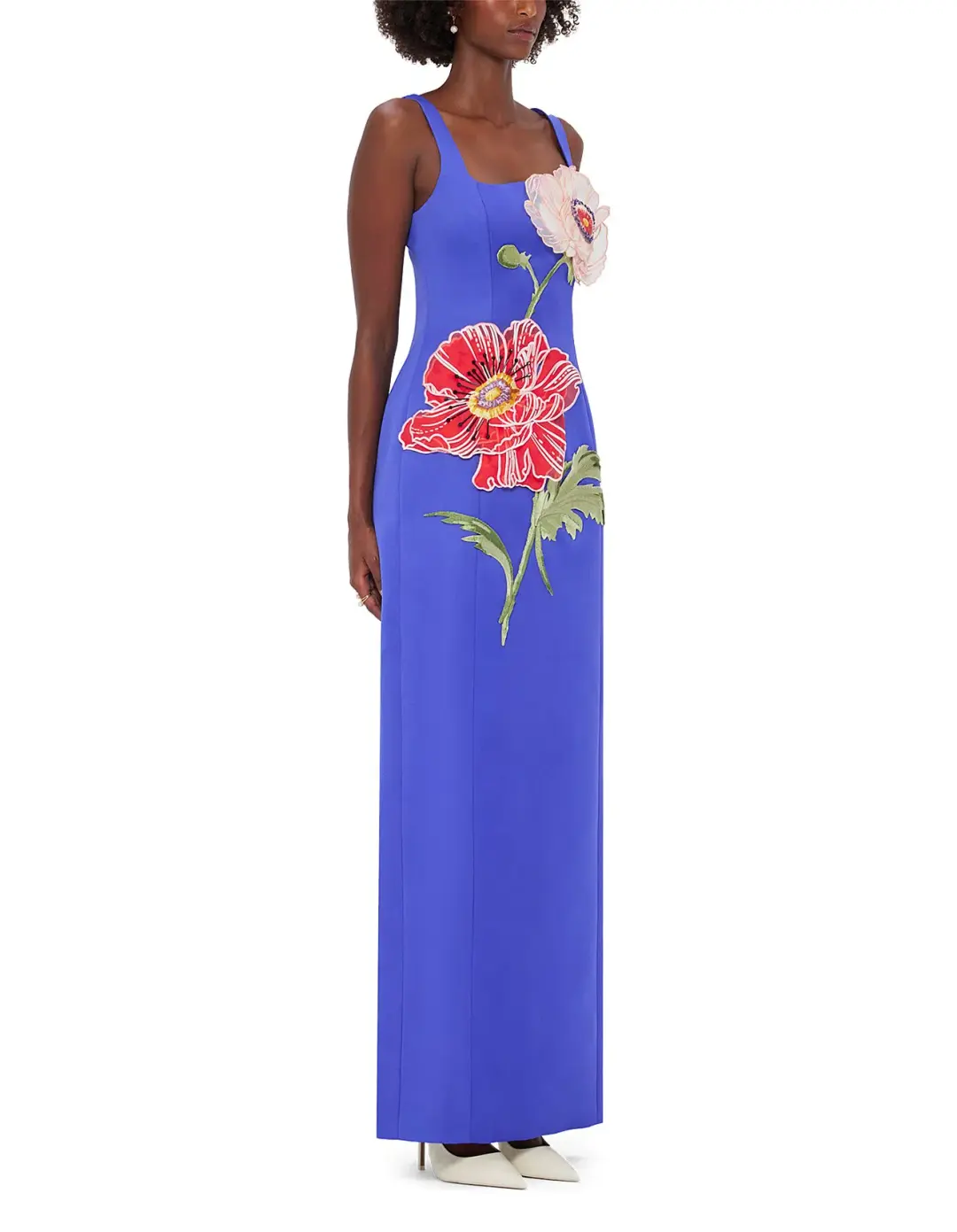 Leo lin Adelina Maxi Dress Lapis Size AU 10 for rent on The Volte - main image