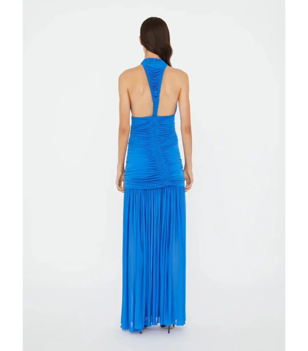 Christopher Esber Orion Maxi Gown Lapis Size AU 8 for rent on The Volte - main image