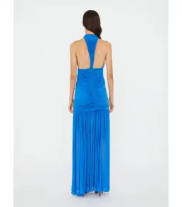 Christopher Esber Orion Maxi Gown Lapis Size AU 8 for rent on The Volte - image 3