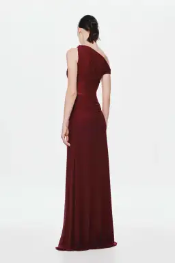Misha The Sisal Mesh Maxi Dress in Port Size S/AU8 for rent on The Volte - image 5