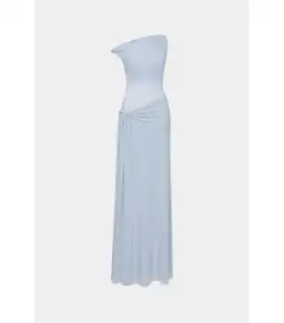 Misha The Sisal Mesh Maxi Dress in Dove Blue Size XS / AU 6 for rent on The Volte - image 6