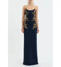 Rebecca Vallance Orla Gown Navy Size AU 6 for rent on The Volte - image 1