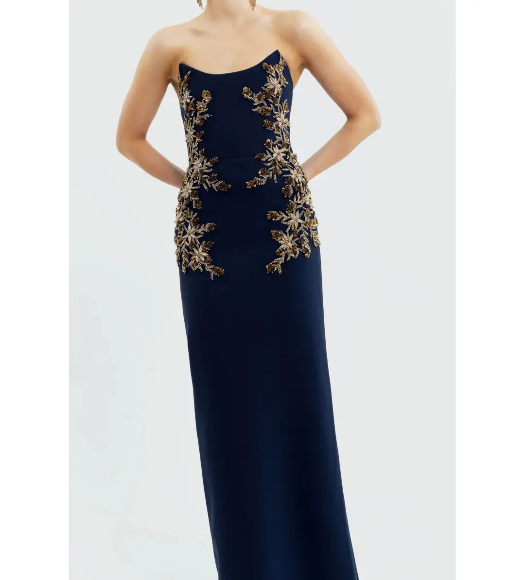 Rebecca Vallance Orla Gown Navy Size AU 6 for rent on The Volte - main image