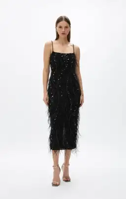 Rachel Gilbert Cynthia Dress Black Size 4 / AU 14 for rent on The Volte - image 1