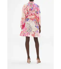 Camilla Drop Sleeve Shirt Dress Rose Bed Rendezvous Size XS / AU 8 for rent on The Volte - image 3