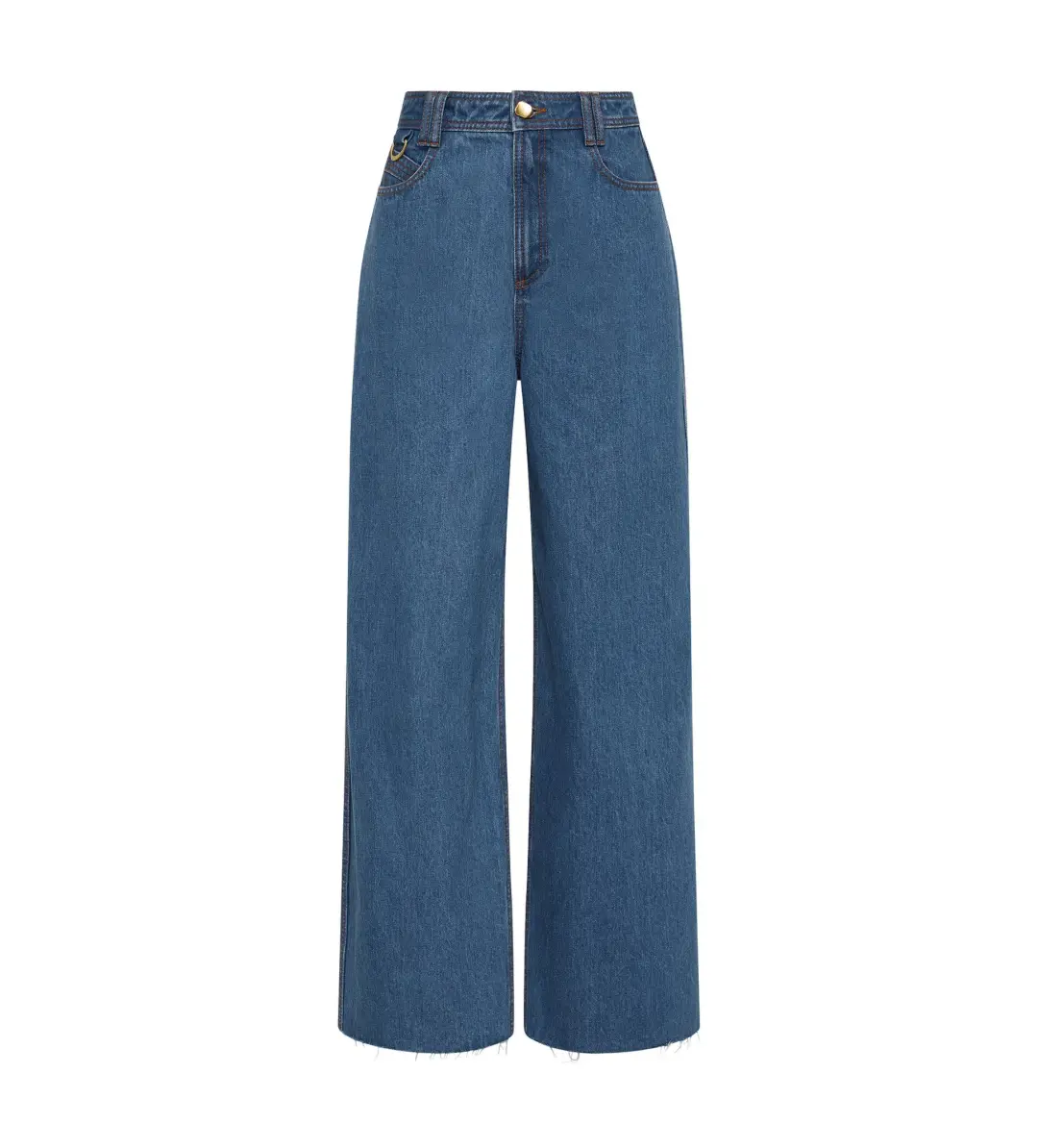 Aje Outline Denim Jeans 70's Wash Size 8 for rent on The Volte - main image