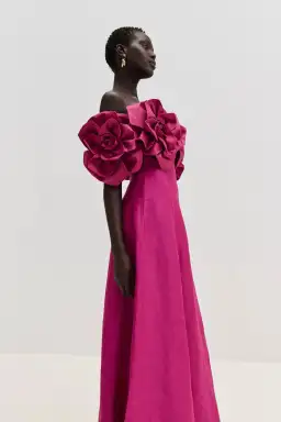 Aje Etta Gown Dress Pink Size 8 for rent on The Volte - image 6