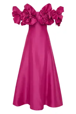 Aje Etta Gown Dress Pink Size 8 for rent on The Volte - image 5