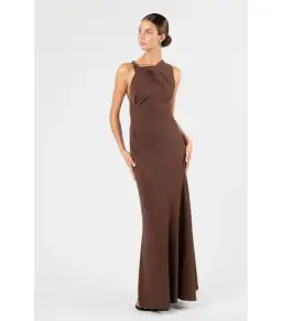 One Fell Swoop Kota Maxi Dress Moccona Size AU 8