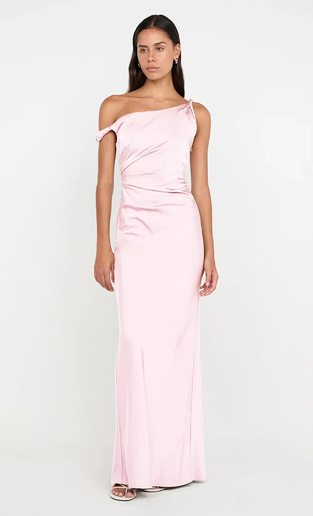 Bec & Bridge Lunetta Twist Strap Dress Powder Pink Size 6 - Image 1