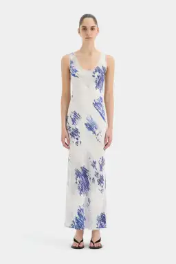 Sir the Label Sofia Slip Dress Nuvola Print Size 2/Au 10