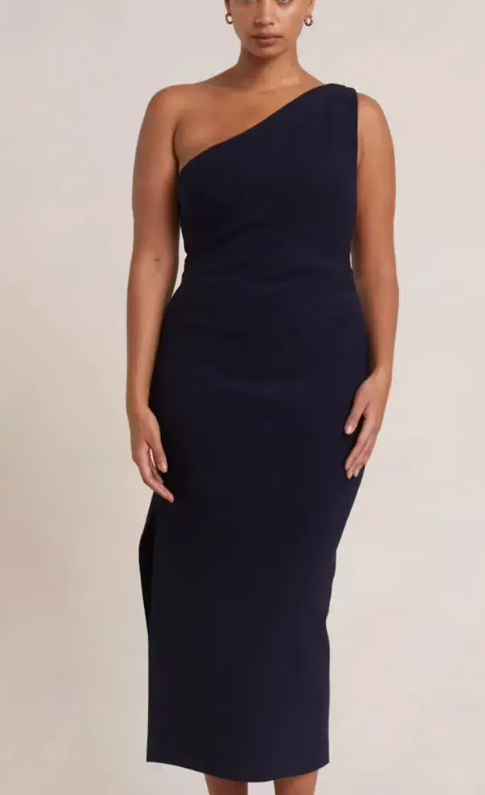Bec & Bridge Be Mine One Shoulder in Navy Size 16 for rent on The Volte - main image