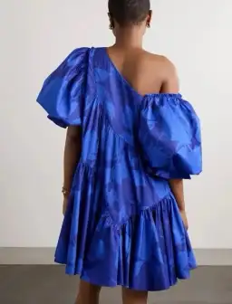 Aje Casabianca Mini Dress Electric Rose Size 10 for rent on The Volte - image 2