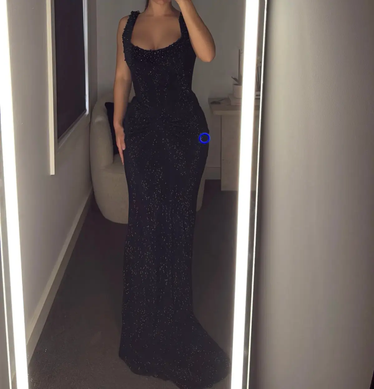 Lirika Vesa Vivienne Gown Black Size 6 - Image 2