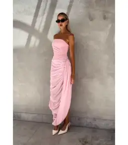 Atoir Valerie Midi Gown Vintage Pink Size AU 8 for rent on The Volte - image 3