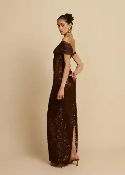 Arcina Ori Milana Dress in Chocolate Size S/AU8 for rent on The Volte - image 7