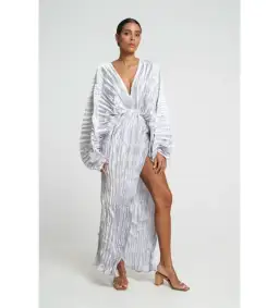 L'Idée Deluxe Gown in Silver Size AU10 for rent on The Volte - image 1