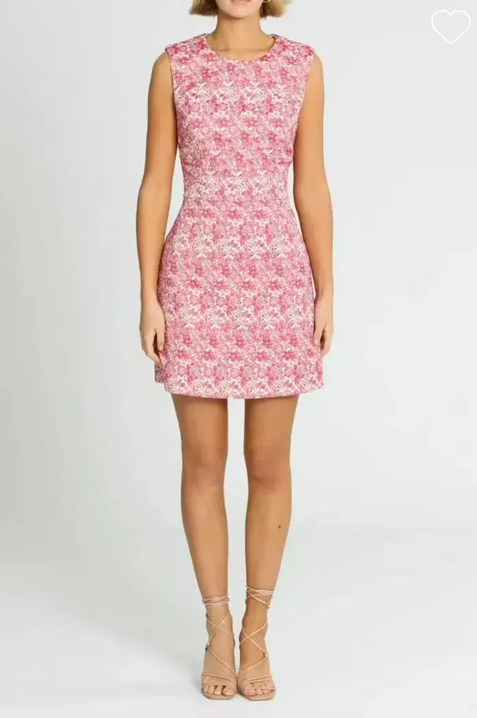 Rebecca Vallance Estelle Mini Dress Pink Size 10 - Image 1