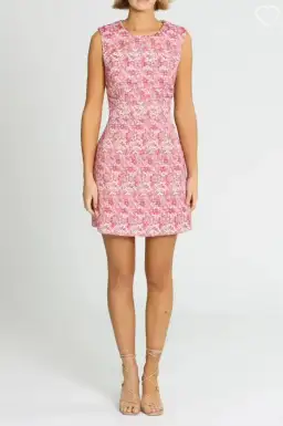 Rebecca Vallance Estelle Mini Dress Pink Size 10