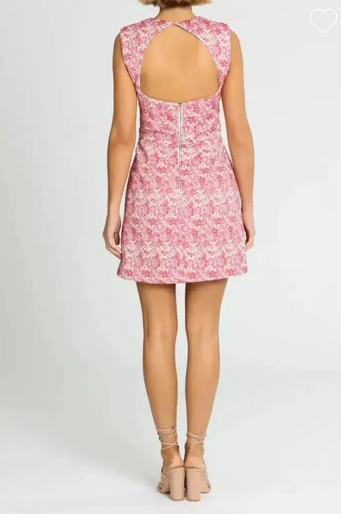 Rebecca Vallance Estelle Mini Dress Pink Size 10 - Image 2