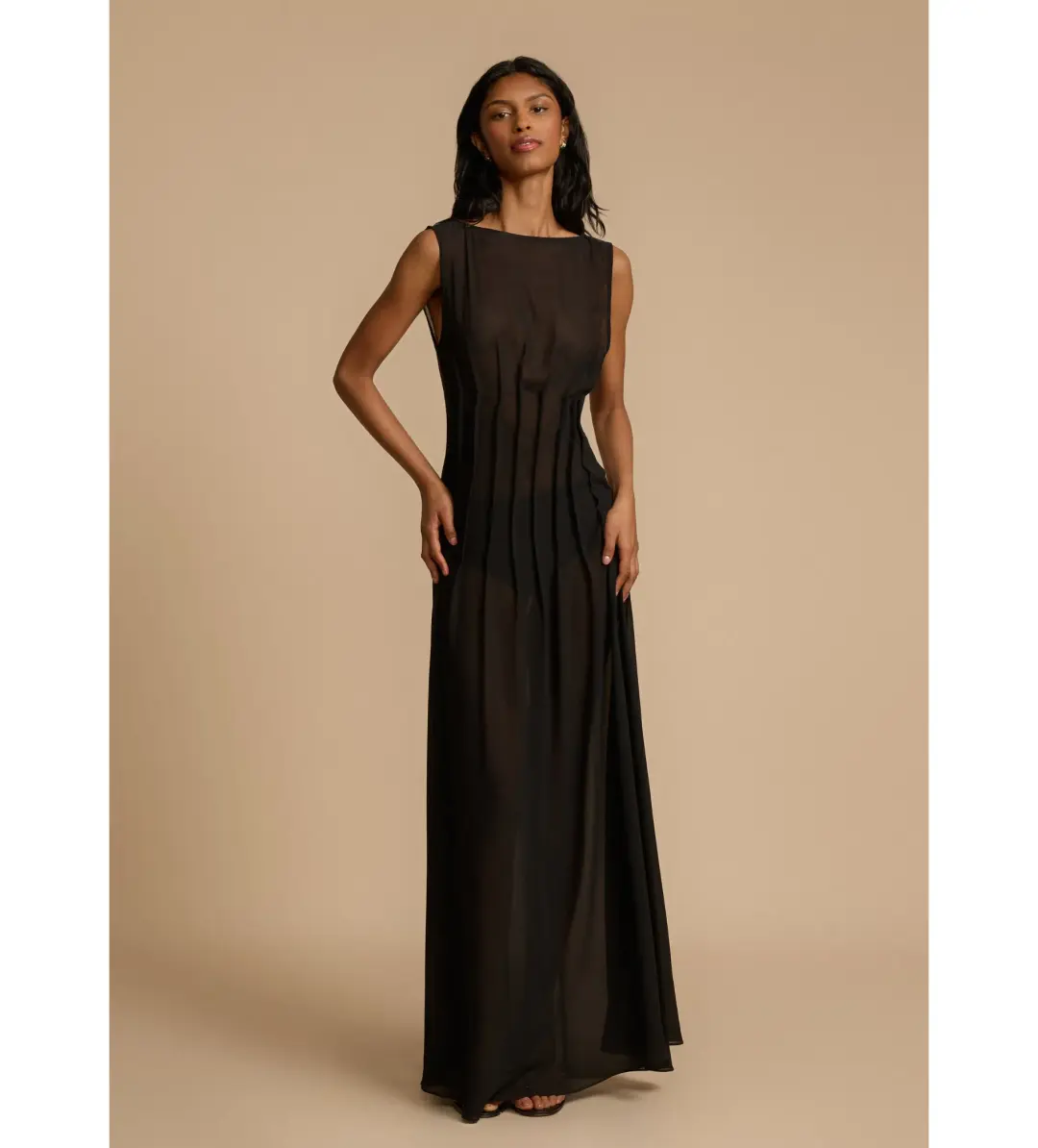 Arcina Ori Audrey Dress Black Size 8 for rent on The Volte - main image