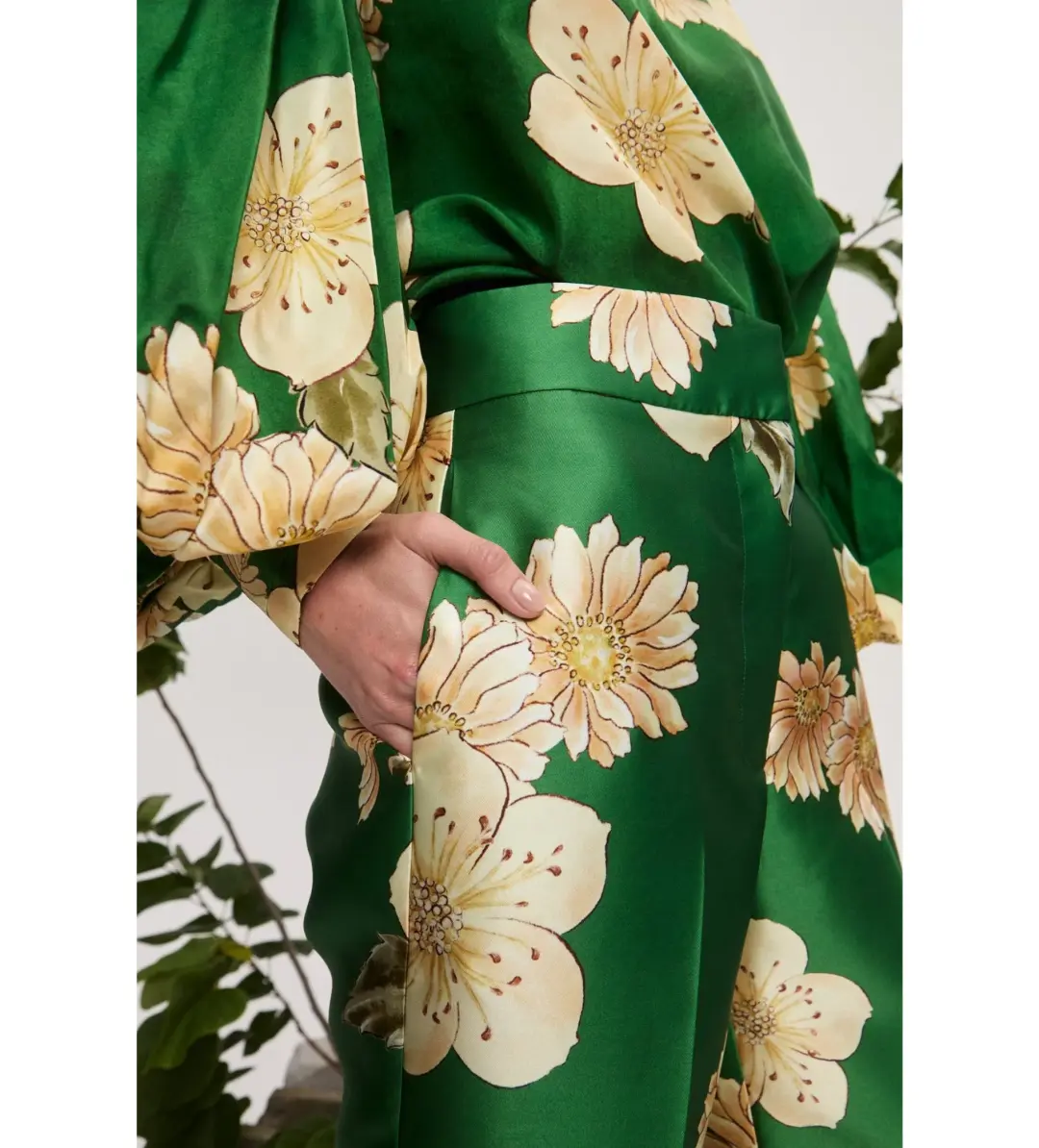 Alemais Sage Pant Green Size 8 for rent on The Volte - main image