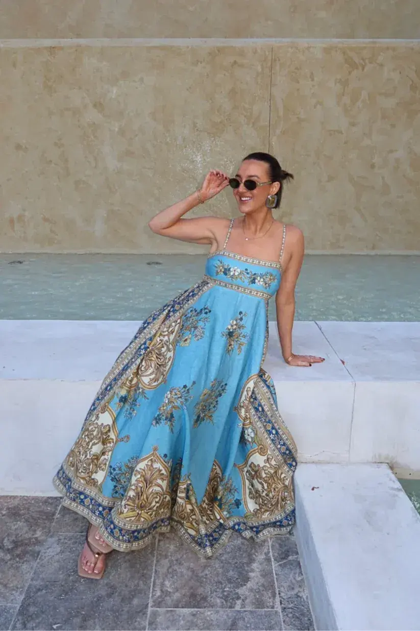 Alemais x La Sirena Exclusive Cassie Sundress Size 12 for rent on The Volte - main image