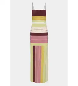 Sir The Label Fontana Slip Maxi Dress in Elisa Stripe Size 12 for rent on The Volte - image 4