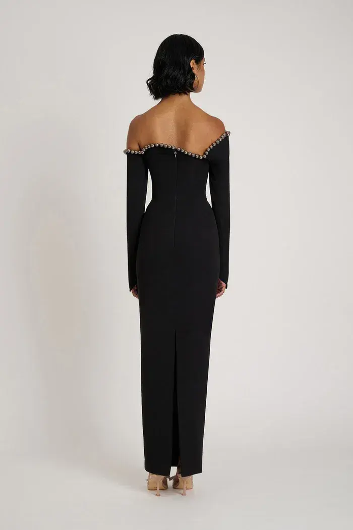 Eliya The Label Stefania Gown Black Size S/AU 8 - Image 2