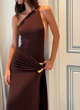 Ance Gria Gaia Gown Brown Size XS / AU 6 for rent on The Volte - image 2